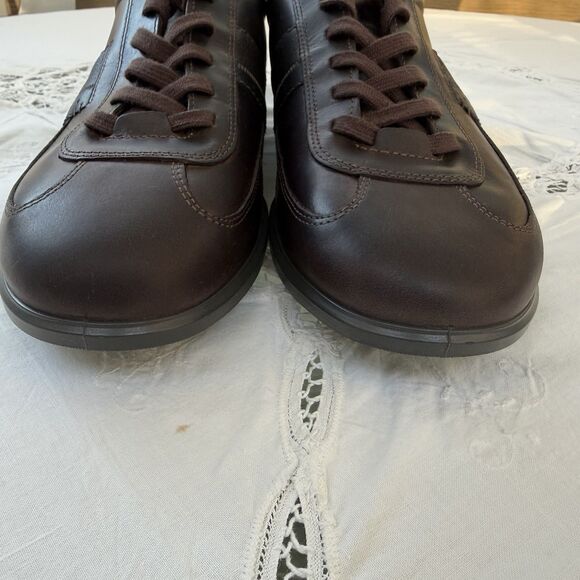 NOS ECCO Chander Oxford Men’s EU43 US9-9.5 Brown Leather Retro Sneaker Portugal main image 10